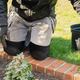 Genouillères de protection en mousse pour le travail / Noir