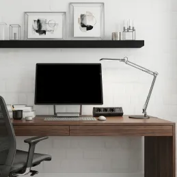 Prise électrique OFFICE 3x230V + 1xUSB C+A FRENCH / Noir mat