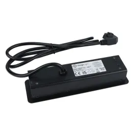 Bloc multiprise électrique EUROBOX 2x230V + 1xUSB C+A FRENCH / Noir mat
