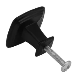 Bouton de meuble TULE / Noir mat