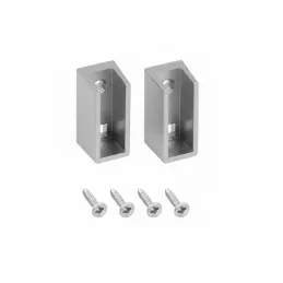Tringle de penderie 1 m SLIM pour bande LED avec embouts / Aluminium