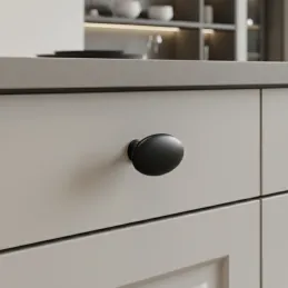 Bouton de meuble ALFREDO / Noir mat