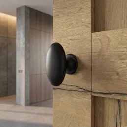 Bouton de meuble ALFREDO / Noir mat