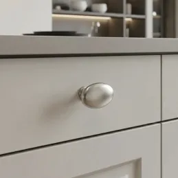 Bouton de meuble ALFREDO / Acier inoxydable mat