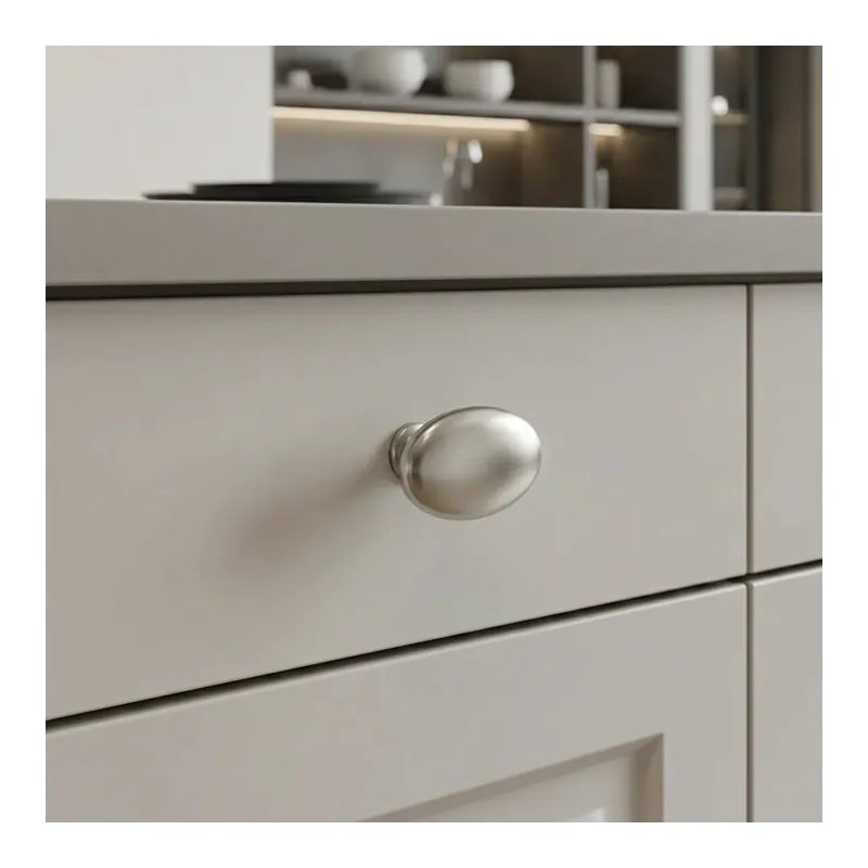 Bouton de meuble ALFREDO / Acier inoxydable mat