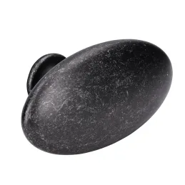 Poignée bouton ALFREDO / Patine noire
