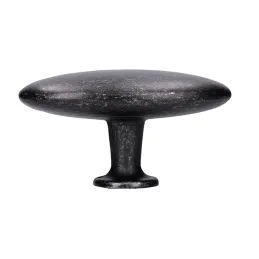 Poignée bouton ALFREDO / Patine noire