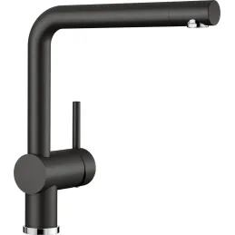 Mitigeur Blanco LINUS en silgranit / Noir mat