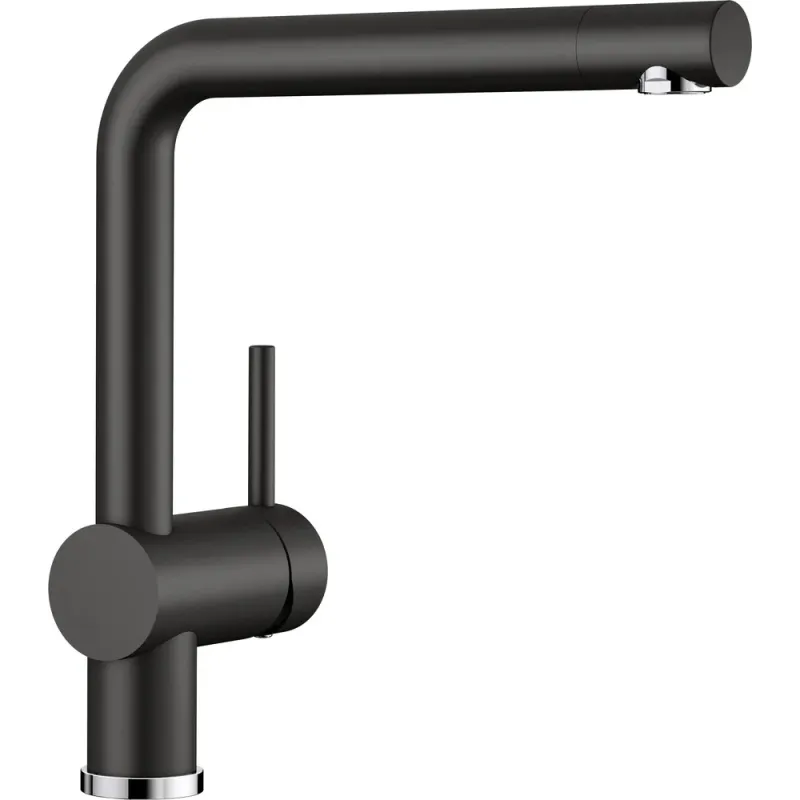 Mitigeur Blanco LINUS en silgranit / Noir mat