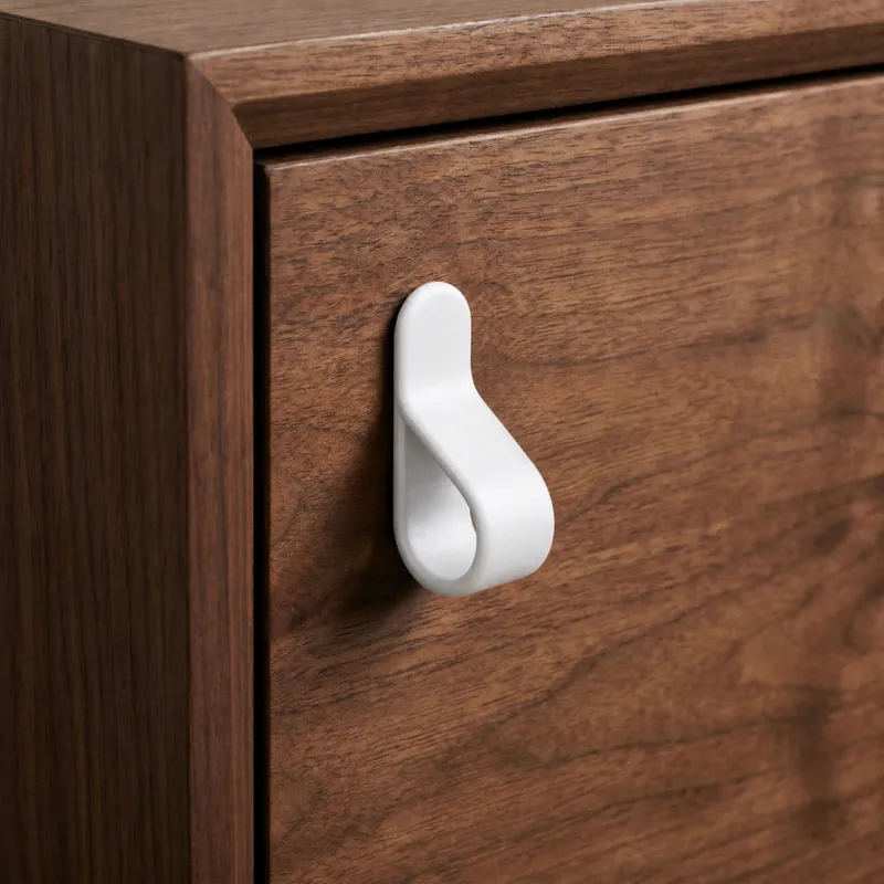 Bouton DROP / Blanc mat