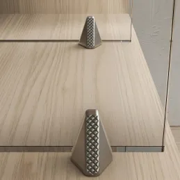Support d’étagère en verre avec joint ELO D5 / Nickel – 10 pièces