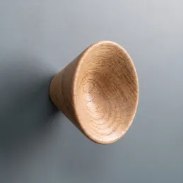 Poignée bouton en bois APOLO / Chêne verni