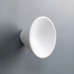 Bouton de meuble en bois APOLO / Blanc mat