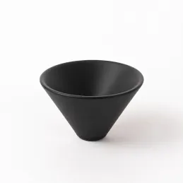 Poignée bouton en bois APOLO / Noir mat