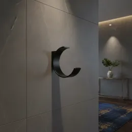 Porte-manteau design RINGO / Noir mat
