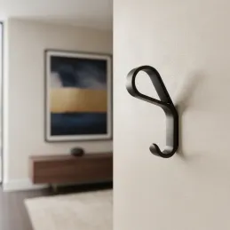Porte-manteau luxueux DROP / Noir mat