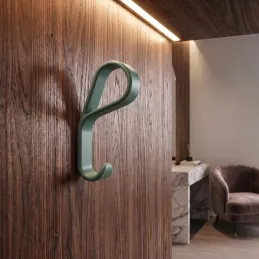 Porte-manteau design DROP / Vert pastel