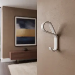 Porte-manteau de luxe DROP / Blanc mat