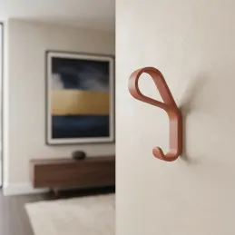 Porte-manteau luxueux DROP / Marron