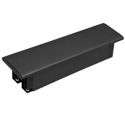 Bloc multiprise encastrable SLIM BOX SCHUKO 3× 230 V / Noir mat