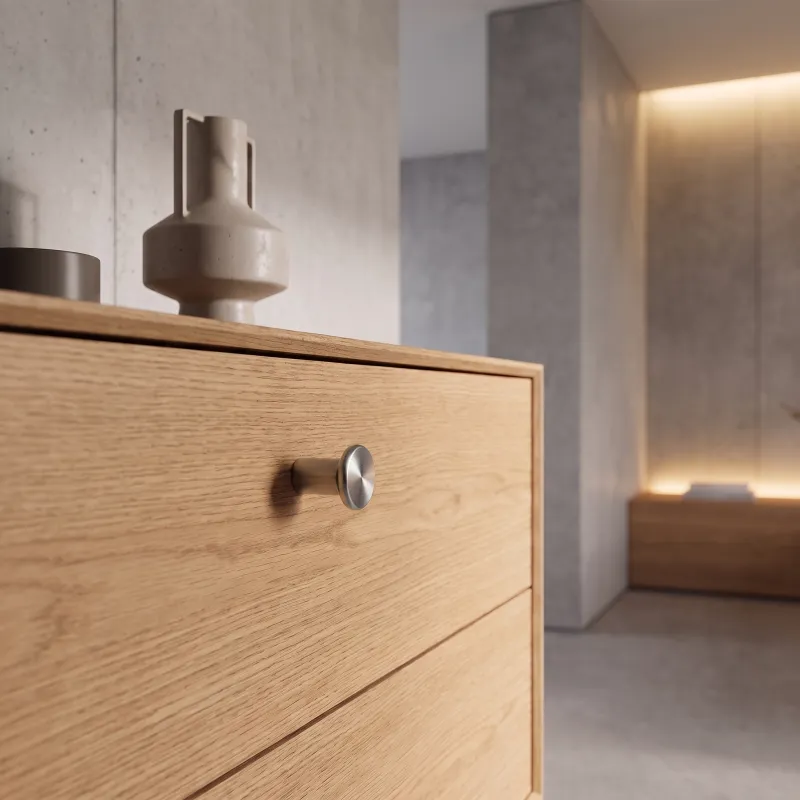 Bouton de meuble PAREA / Acier inoxydable
