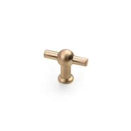 Bouton de meuble MAREA / Doré brossé