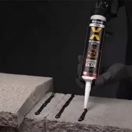 Colle MS POLYMER 290 ml à fixation instantanée / Noir