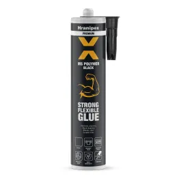 Colle MS POLYMER 290 ml à fixation instantanée / Noir