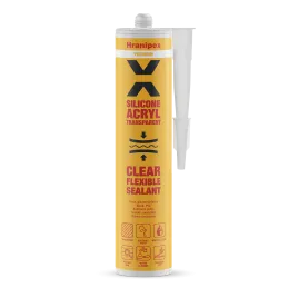 Mastic silicone-acrylique 280 ml / Transparent