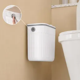 Poubelle BIBA à fixer sur la porte, 11 l / Blanche
