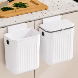 Poubelle BIBA à fixer sur la porte, 11 l / Blanche