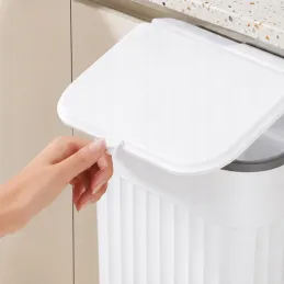 Poubelle BIBA à fixer sur la porte, 11 l / Blanche