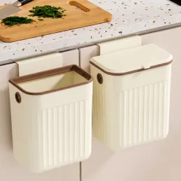 Poubelle BIBA à fixer sur la porte, 11 L / Beige