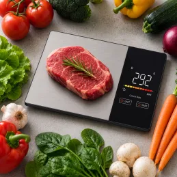 Balance de cuisine numérique avec application FIT BODY / Noire