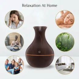 Diffuseur d’arômes LED AROMA / Noyer foncé