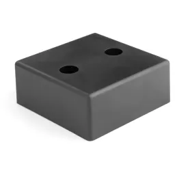 Pied en plastique 25 mm 60x60 / Noir mat