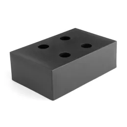 Pied en plastique 30 mm 100x60 / Noir mat