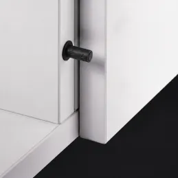 Poussoir pour ouverture sans poignée des portes MOVE Mini / Noir