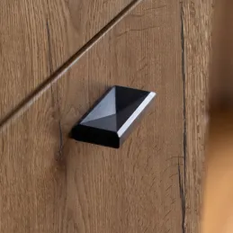 Bouton de meuble DELMAR / Noir mat
