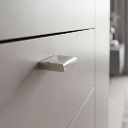 Bouton de meuble DELMAR / nickel brossé