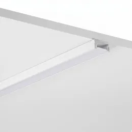 Profilé en aluminium ZARIA pour éclairage LED avec diffuseur blanc opale / Blanc mat