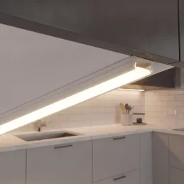 Profilé en aluminium ZARIA pour éclairage LED avec diffuseur blanc opale / Blanc mat