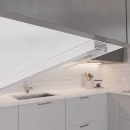 Profilé en aluminium ZARIA pour éclairage LED avec diffuseur transparent / Blanc mat