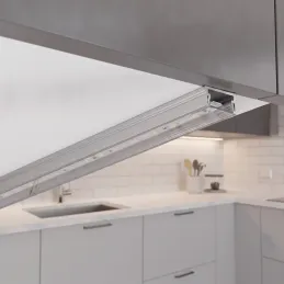 Profilé en aluminium ZARIA pour éclairage LED avec cache transparent / Aluminium