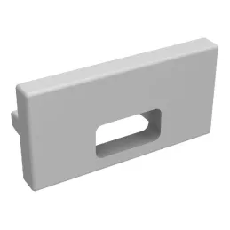 Embout pour profilé LED ZARIA – avec trou / Gris