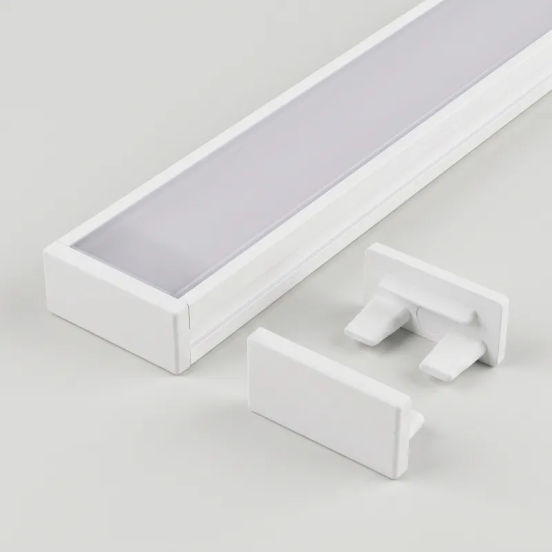 Embout pour profilé LED ZARIA – sans trou / blanc mat