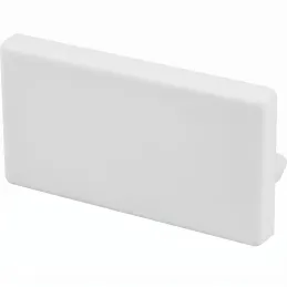 Embout pour profilé LED ZARIA – sans trou / blanc mat