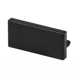 Embout pour profilé LED ZARIA – sans trou / Noir mat