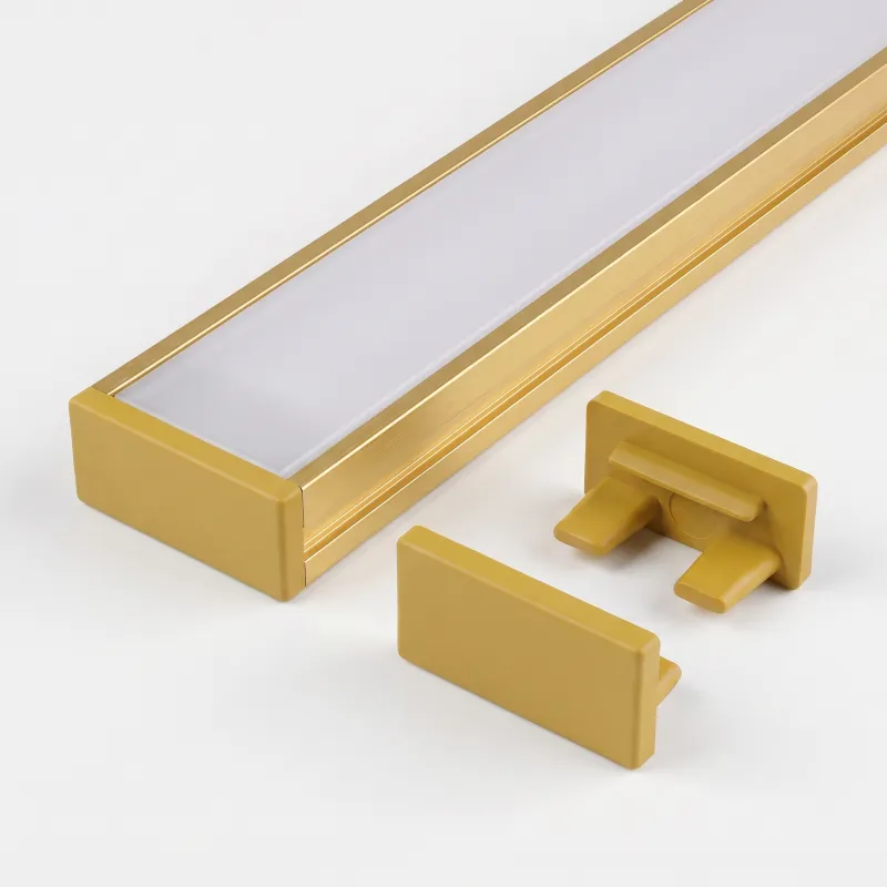Embout pour profilé LED ZARIA – sans trou / Doré