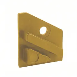 Lot de 2 embouts pour profilé LED d’angle ZARIA – avec trou / Doré